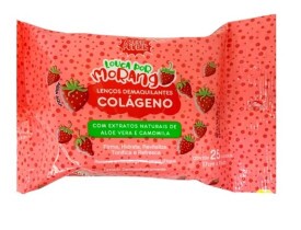 Lenços Demaquilantes Louca por Morango Super Poderes