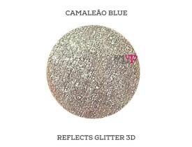 Reflects Glitter 3D Camaleão Blue Color Pigments