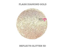 Reflects Glitter 3D Flash Diamond Gold Color Pigments