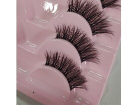 Cartela com 10 Pares de Cilios Postiços Canto JA2502