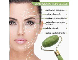 Massageador Roller Pedra de Jade