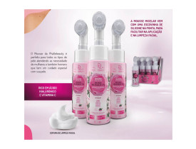 Espuma de Limpeza Facial Mousse Micelar Rosa Mosqueta Phallebeauty