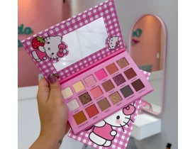 Paleta de Sombra 18 Cores Hello Kitty MYJ-1802